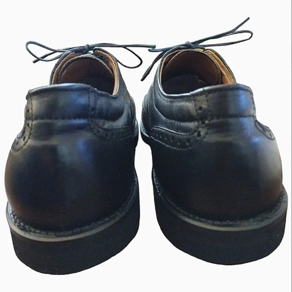 Alden 811 Leather Wing Tip Oxfords, Size 9.5 AA / B, Black
